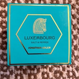 Jonathan Adler Luxembourg Salt And Pepper Shaker Green And Blue